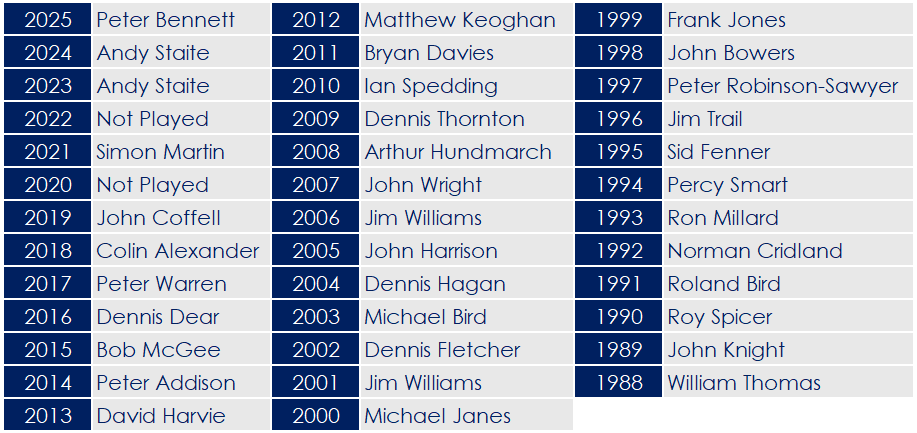 2025 - Seniors Vic Watkins Cup